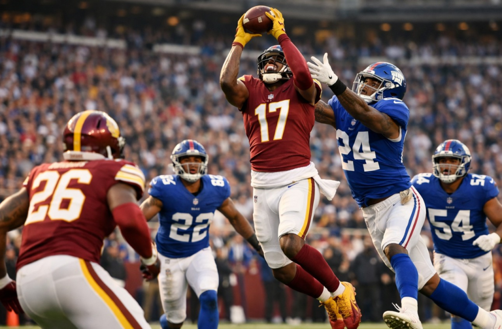 New York Giants vs Washington Commanders match player stats