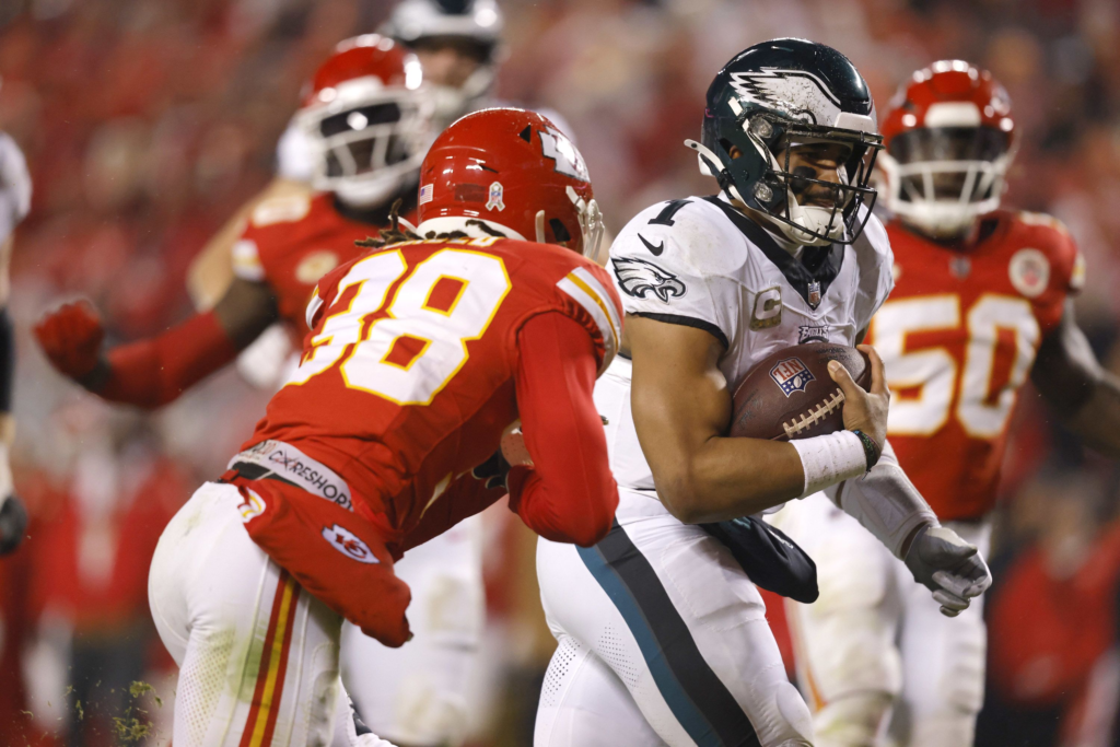 philadelphia eagles vs kansas city chiefs match player stats