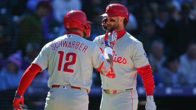 phillies vs colorado rockies match player stats